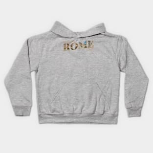 Greetings from Rome in Italy vintage style retro souvenir Kids Hoodie